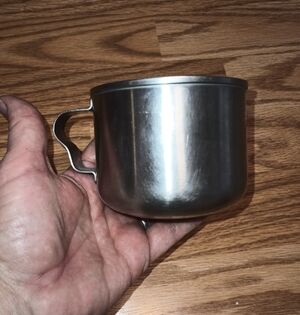 Vintage U.S Vollrath Metal Cup. Military?